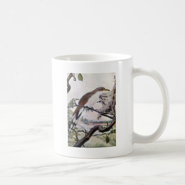 Gult-fakturerade gök- och tältCaterpillars Kaffemugg (Höger)