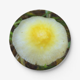 Gult Fält Cap Mushroom Pappra Tallrikar