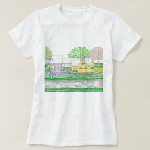Gult Farmhouse; Tshirt
