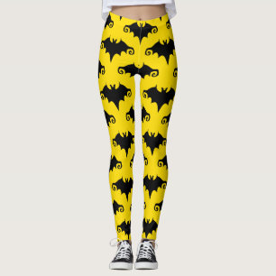gult fladdermöss legeringar leggings