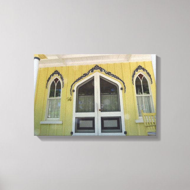 Gult Flame Gingerbröd - Martha's Vineyard Canvastryck (Framsida)