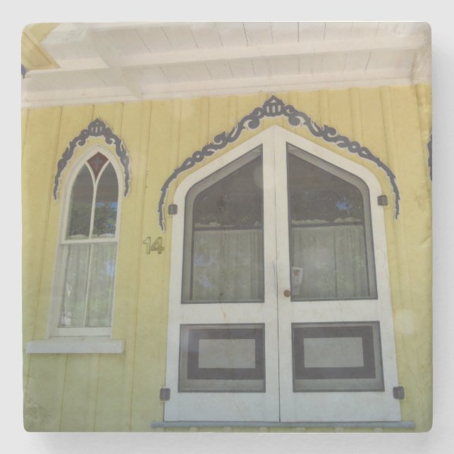 Gult Flame Gingerbröd - Martha's Vineyard Stenunderlägg (Framsidan)