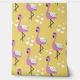 Gult Flamingo Safari Animals Nursery