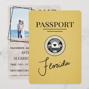 Gult Florida-pass Spara datum Datumet