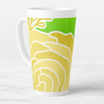 Gult Flower Abstrakt Stil