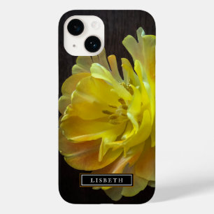 Gult Flower Blommigt iphone case