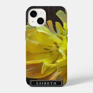 Gult Flower Blommigt iphone case