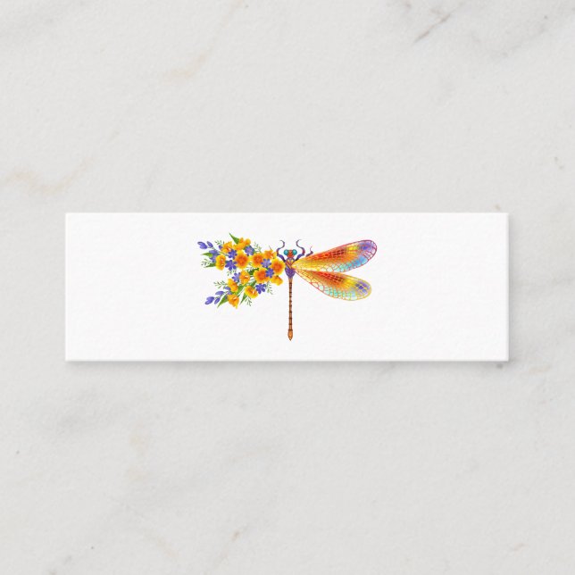 Gult Flower Dragonfly (Framsida)