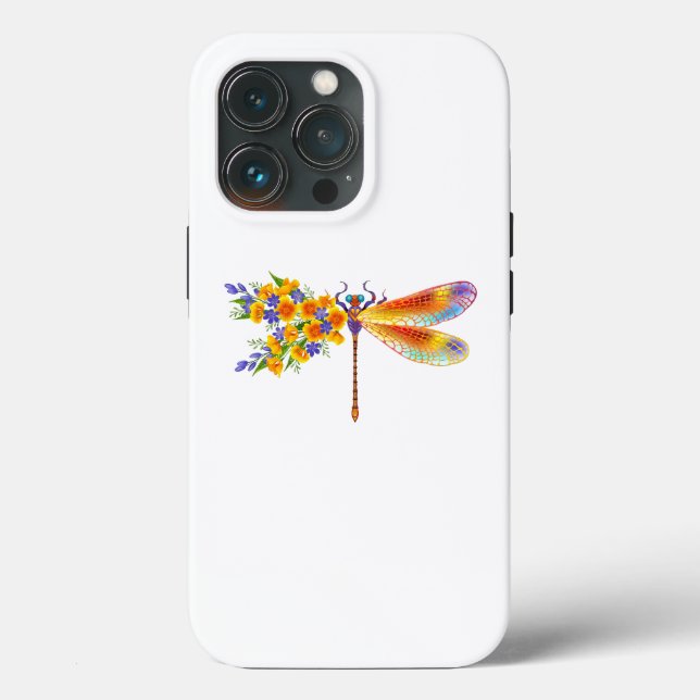 Gult Flower Dragonfly (Baksida )