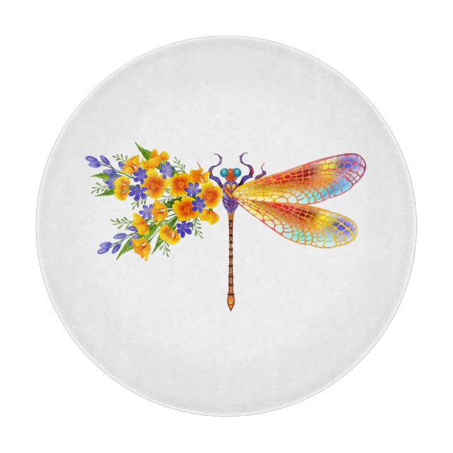Gult Flower Dragonfly (Framsidan)