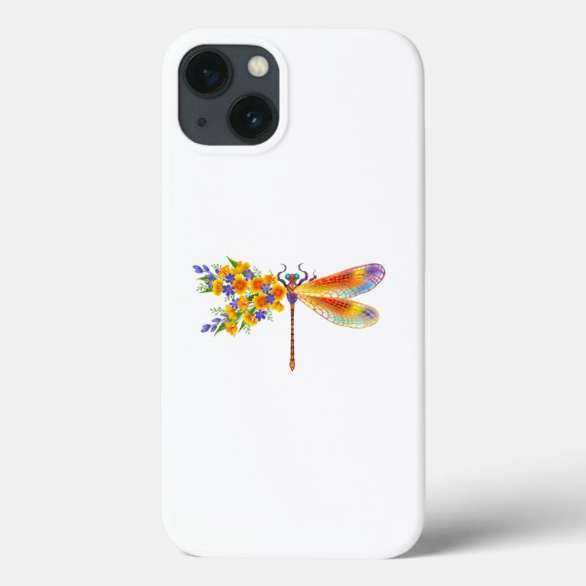 Gult Flower Dragonfly (Baksida)