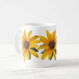 Gult Flower Modern Simple Black Eyed Susan Kaffemugg