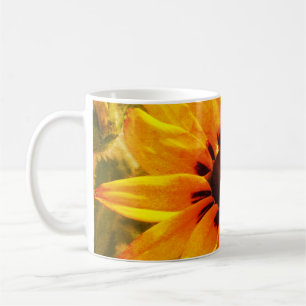 Gult Flower Photo Classic Mugg