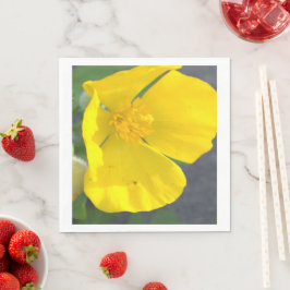 Gult Flower Photo Napkins Pappersservett
