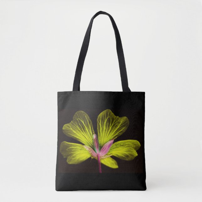 Gult Flower Power Tool-fack Tygkasse (Framsida)