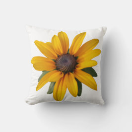 Gult Flower Vår, sommartid Lycklig Kudde