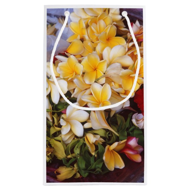 Gult Flower Vin Gift Bag (Baksidan)