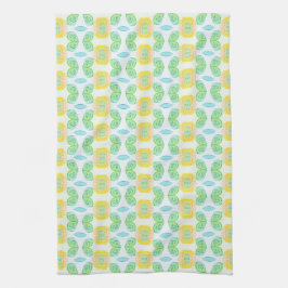 Gult Flowered Kitchen Tea Towel Kökshandduk