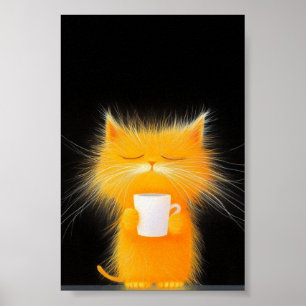 Gult fluffy poster