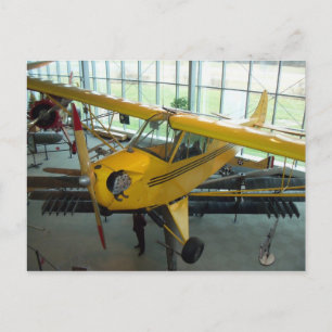 Gult Flygplan. College Park Aviation Museum Vykort