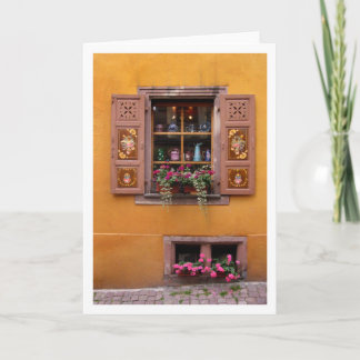Gult fönster kort