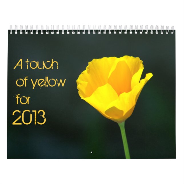 gult för 2013 kalender (Omslag)