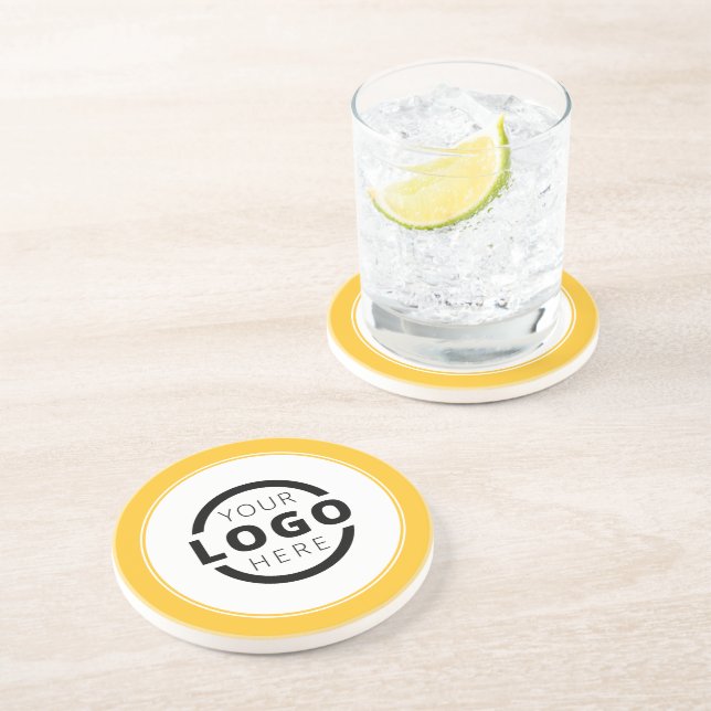 Gult för anpassningsbar Promoted Business Logotyp  Underlägg (Sidan)