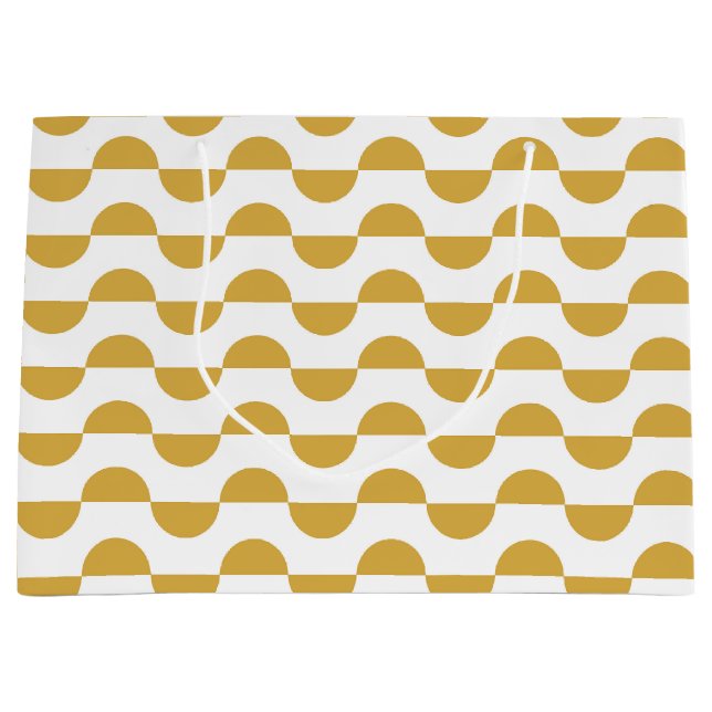 Gult för återföring av roligt Vågigt halvcirkel (Framsidan)