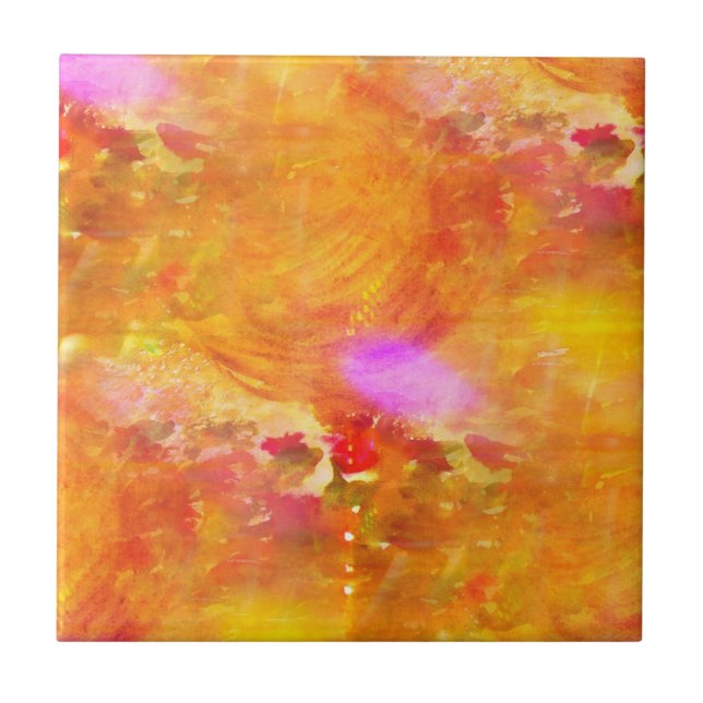 gult för bakgrund för färgkonst seamless, orange kakelplatta (Framsidan)