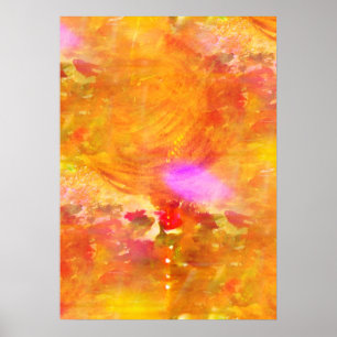 gult för bakgrund för färgkonst seamless, orange poster