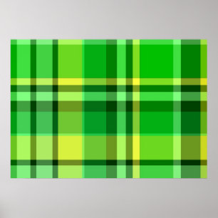 Gult för belagd Grönt Poster