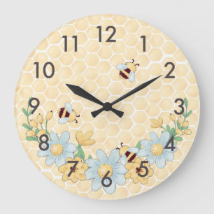 Gult för bihonungsbin stor klocka