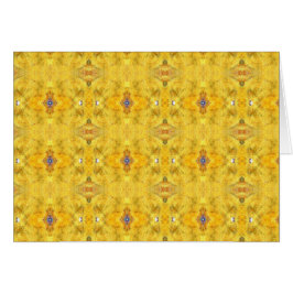 Gult för Blue Beast Running Hälsningskort