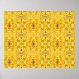 Gult för Blue Beast Running Poster