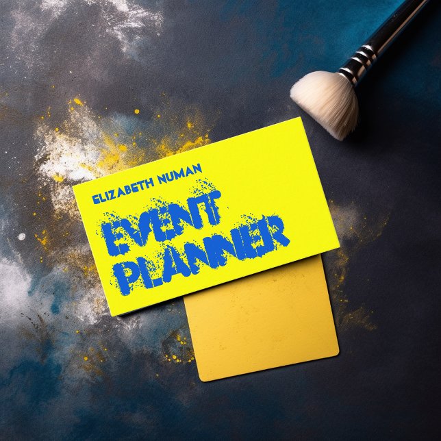 Gult för coola och affärscertifikat för Blue Grung Visitkort (Skapare uppladdad)