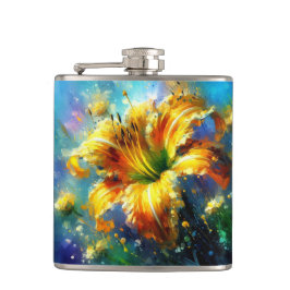 Gult för daglig Blommigt Impressionistisk målning Fickplunta