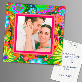 Gult för färgstark Blommigt i fotofamiljen för anp