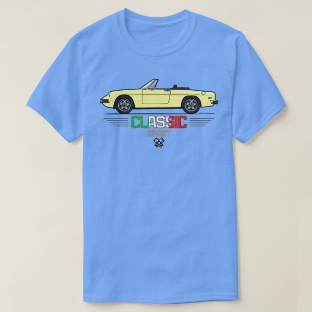 Gult för idrott t shirt (Design framsida)
