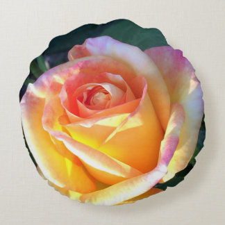 Gult för korall för rosa dekorativ kudde för fred