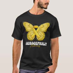 Gult för medvetenhet om mikrocefali Månad T Shirt