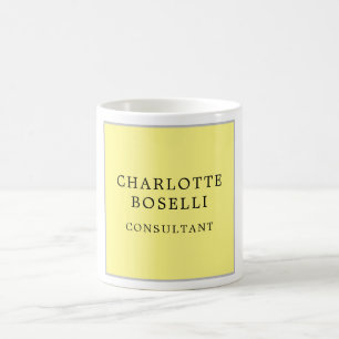 Gult för minimalistisk Professionell av Elegant, v Kaffemugg