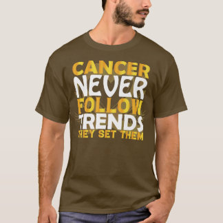 Gult för ökad medvetenhet om cancer hos barn Ribbo T Shirt