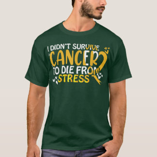 Gult för ökad medvetenhet om cancer hos barn Ribbo T Shirt