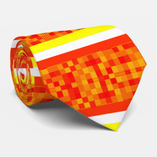 Gult för Orangen manar Designer Ties Slips