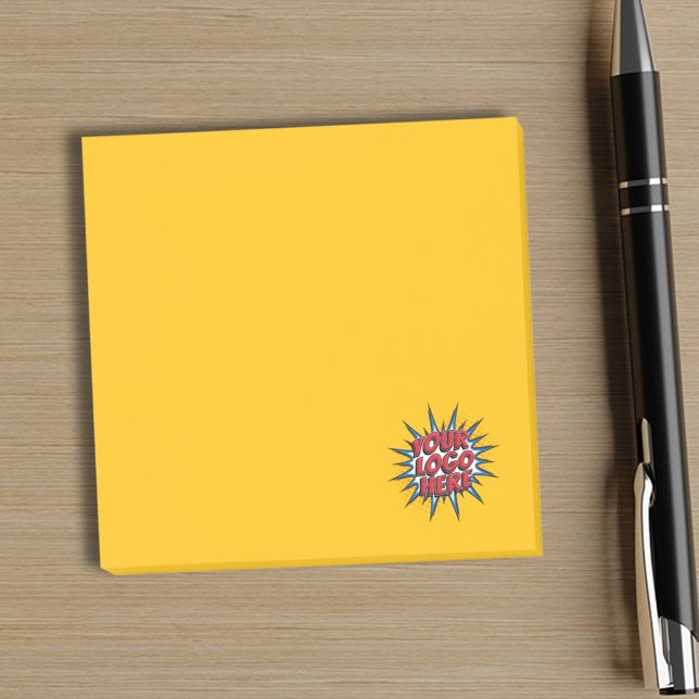 Gult för överföring av logotyp post-it block (Skapare uppladdad)