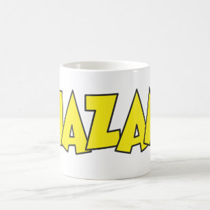 Gult för Shazam Logotyp Kaffemugg