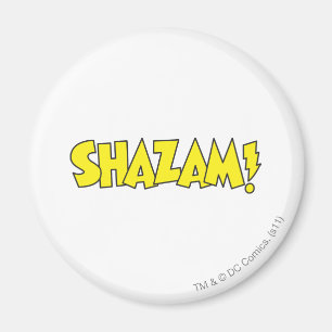 Gult för Shazam Logotyp Magnet