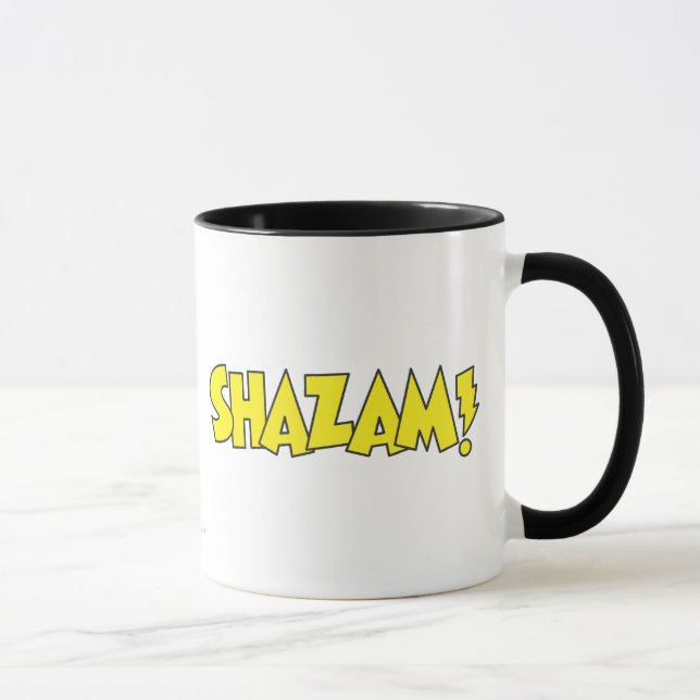 Gult för Shazam Logotyp Mugg (Höger)