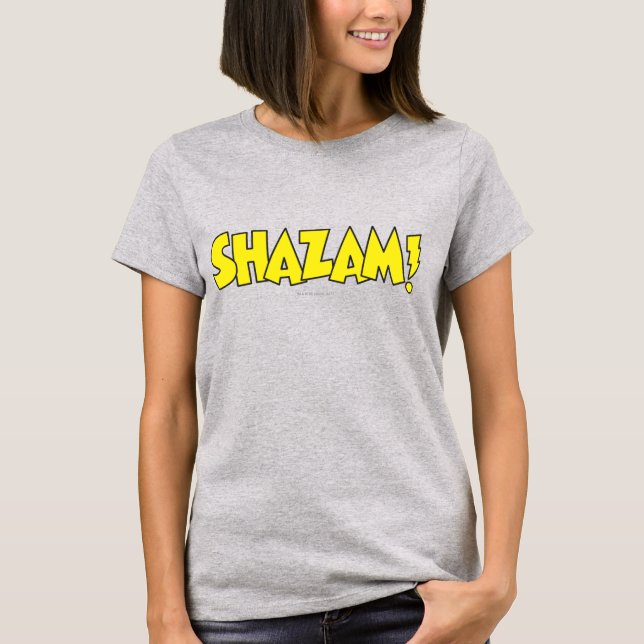Gult för Shazam Logotyp Tee (Framsida)