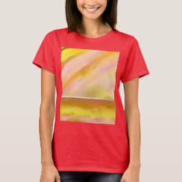 Gult för Sjö-konst för kvinnor - Jersey T-shirt-So Tee Shirt